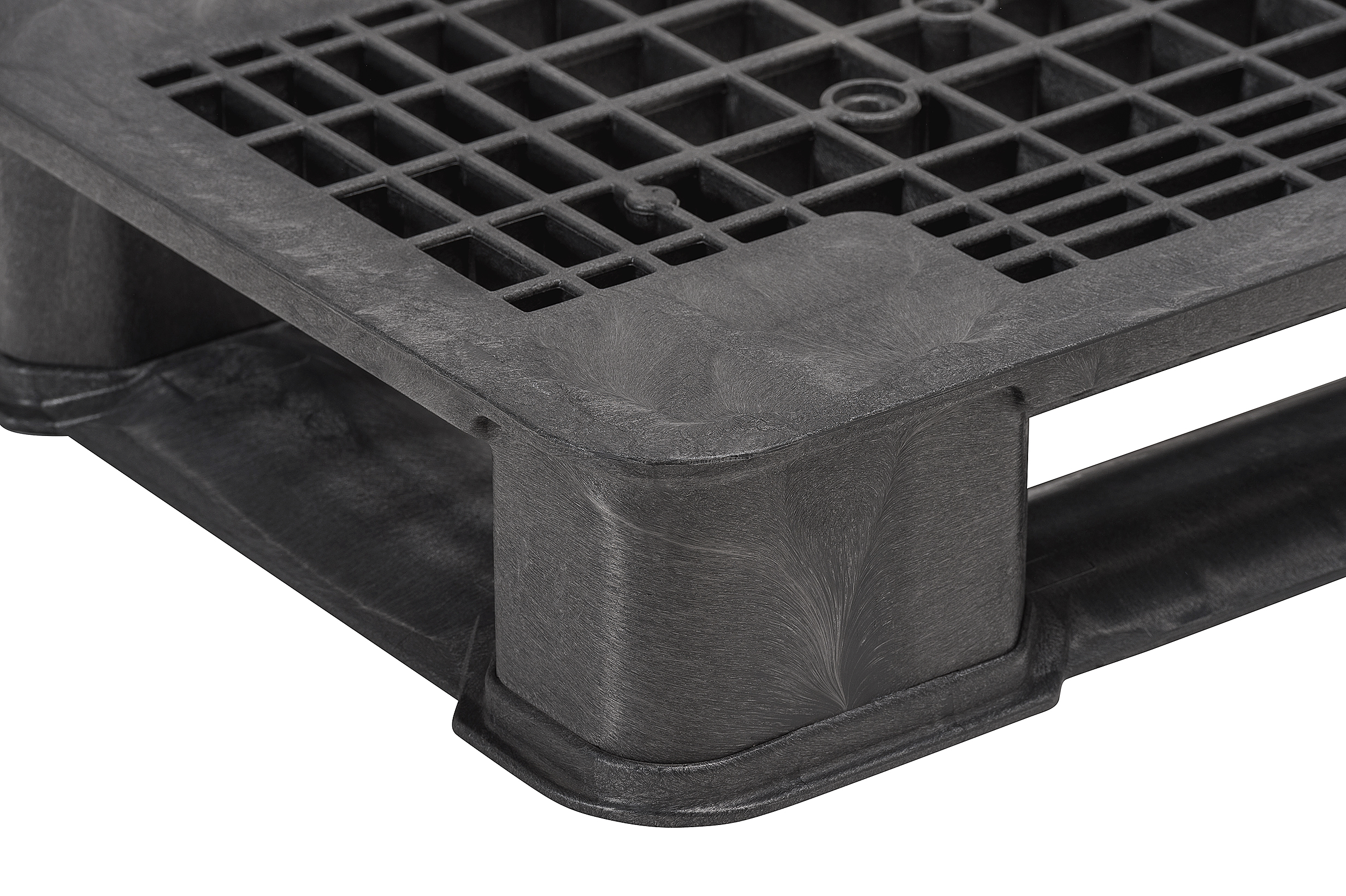 40 x 48 Double Leg Ratchet Rackable Pallet - Black Image 4
